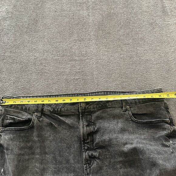 Old Navy Jeans Women's Plus 24 Black O.G. Straight High Rise Secret Slim Pockets - Picture 8 of 14